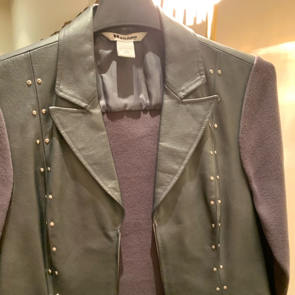 Nygard black leather jacket .size : M - Picture 2 of 14